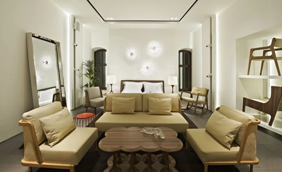 Interior of a room at Witt Suites, Istanbul; photo: Ali Bekman