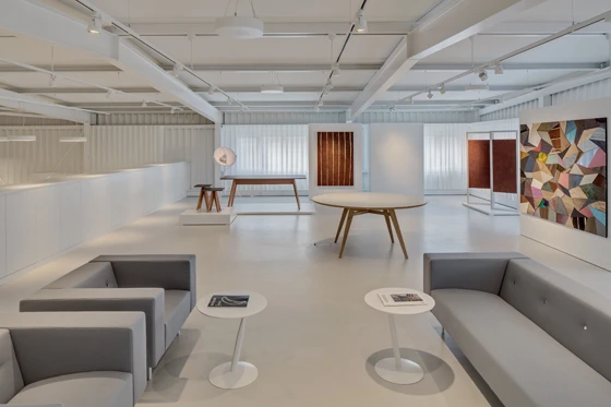 strasserthun understands that specifying materials is a process that should engage all the senses. 'Nobody chooses a material based solely on a picture,' maintains strasserthun creative director Harry Hersche