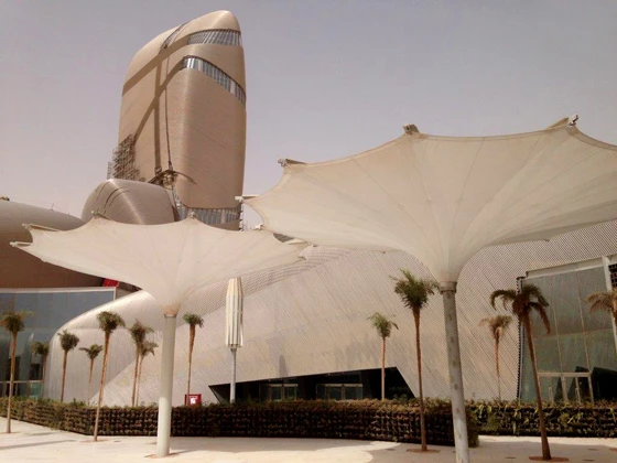 Respected Norwegian office chose to collaborate with leading high-tech-membrane manufacturer MDT-tex when it came to shaping the exterior landscape of its new King Abdulaziz Center for World Culture in Saudi Arabia