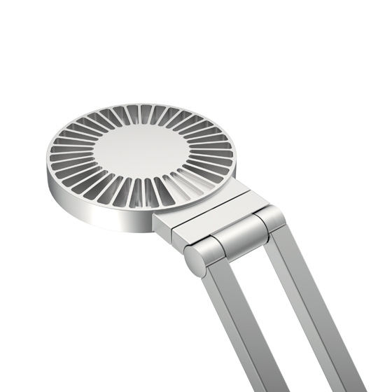 The lamp head of TABLE PRO in harmoniously round RADIAL design