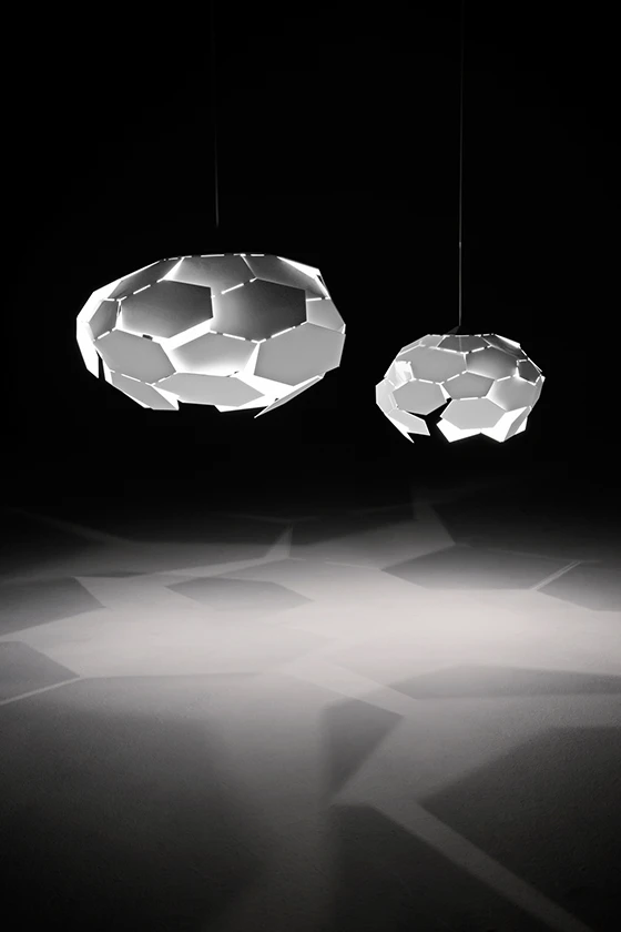 Thunderball Light (Lacquered, foldable steel) for Gispen, 2004