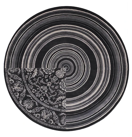 Playing with tradition carpet (round) for I+I Milan, 2007