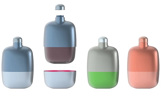 <b>Grappa Flasks</b> for Nonino Grappa, 2015