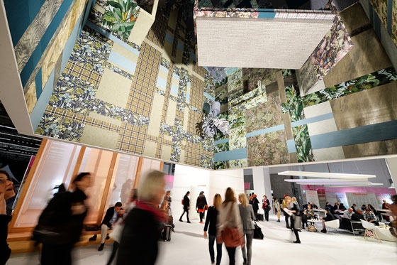 First port of call for those looking for current trends: the Heimtextil 'Theme Park' Source: Messe Frankfurt