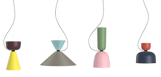 Alphabeta Pendant lamps for HEM, 2015