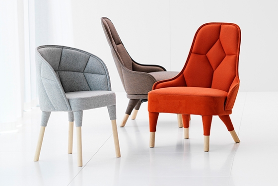 Emily armchairs for Gärsnäs, 2014 - Photo: Lennart Durehed