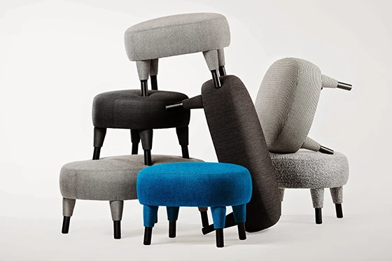 Elsa stools for Gärsnäs, 2015 - Photo: Alexander Lagergren