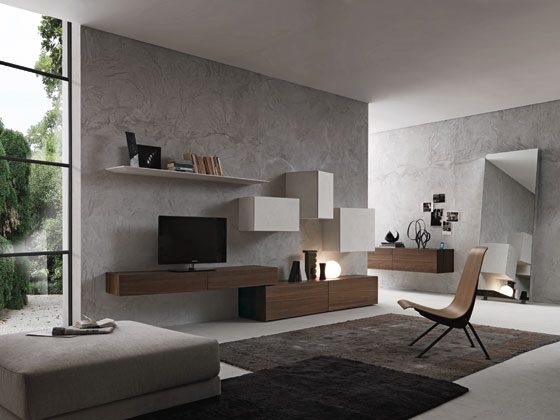 Presetto loves to experiment and combine improbable materials for the furnishing world. Precious textural combinations make handicraft foreground expertise; the refinement of aged wood is accompanied by the special Ecomalta surface material