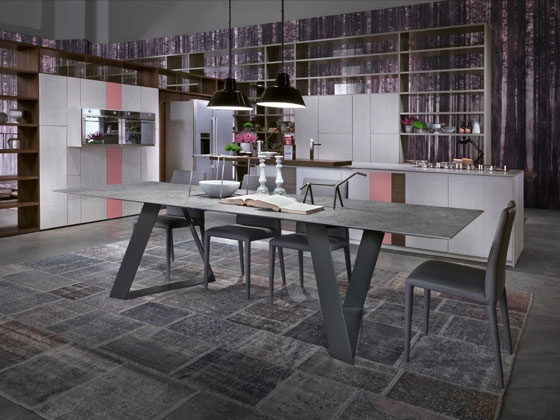 Presotto’s furniture enables the open spaces popular in modern homes to be reorganised to satisfy all requirements without compromising style and elegance