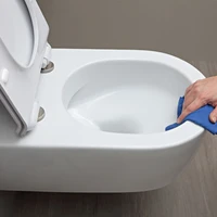 Das unauffällige Design von Link ermöglicht leichtes Wischen und Säubern, vergleichbar mit dem eines Waschbeckens. Das goclean System ist darüberhinaus entwickelt worden, um Spritzen zu verhindern