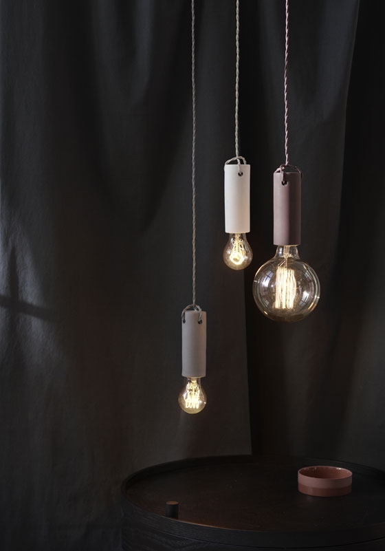 American-Japanese design team WRK-SHP’s Tied pendant has simple utilitarian appeal. It combines a pared-back Japanese/Scandi aesthetic but with the spun cord reminiscent of American industrial production