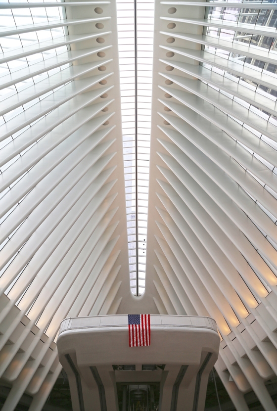 Santiago Calatrava's World Trade Center Transportation Hub in New York City is the world’s most expensive station, at a total cost of $4 billion. Shops will open later this year around the transit hall and concourses