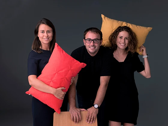 María Mengual, Luis Calabuig and Ana Segovia, © Odosdesign