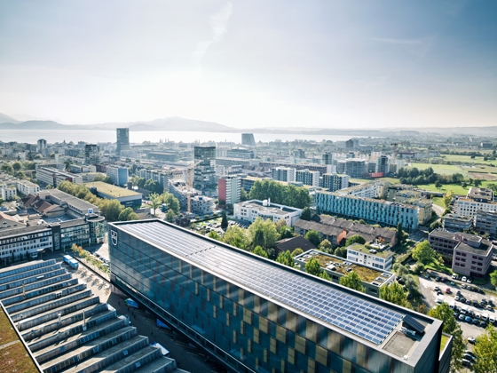 Founded in 1913, the company nowadays presents itself with cutting edge production facilities in Zug as one of the most innovative manufacturers of home appliances for laundry and kitchen