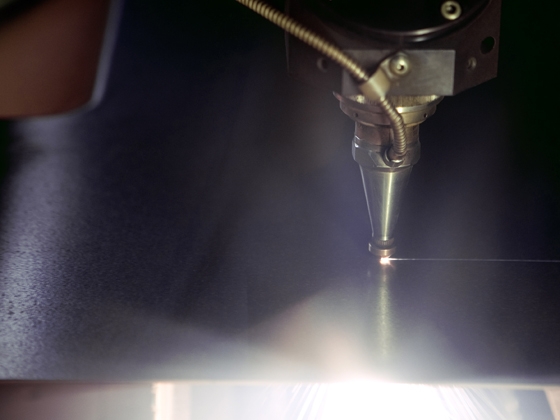 The laser-cut steel forms are pressed into shape, with off-cuts going straight back to the steel supplier, in line with Alape's ecologically minded credentials