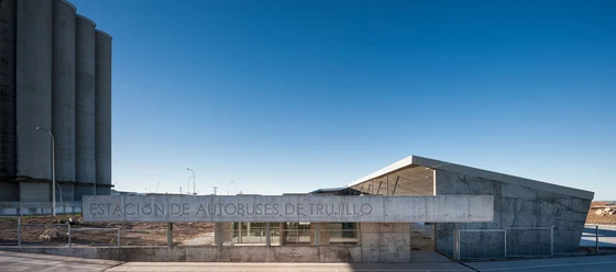 Located at the interface between the urban and the rural, Ismo Arquitectura’s monolithic, concrete bus station in Trujillo, Spain, echoes the craggy landscape in which it is situated. Photos: Fernando Alda