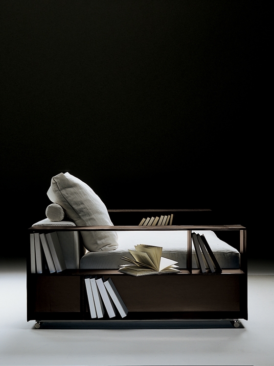 Sales of Groundpiece continue to grow. Four years in development, Citterio believes part of its success and timelessness is down to the juxtaposition of the soft, goose-down-filled cushions with the “rigorous cowhide leather units”