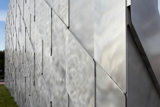 Architectural projects like Marco Zito + Alessandro Pedron’s OVS & Excelsior Pavillons at Expo Milano 2015 can benefit from the sturdy finishes and tactile properties of metal cladding systems