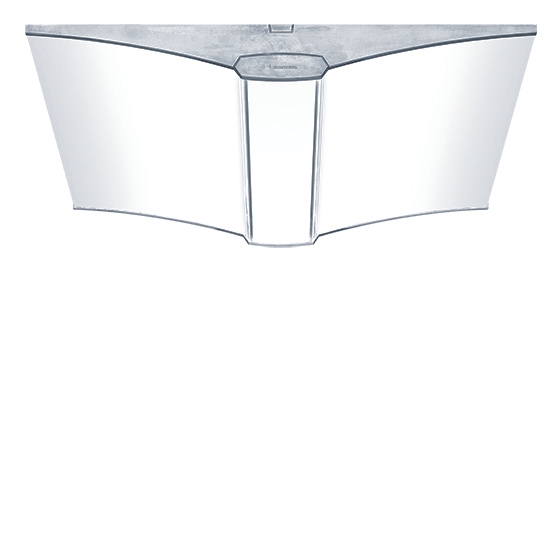 As a surface-mounted fitting, a series of optional colours helps the luminaire adapt to the individual needs of the interior architecture