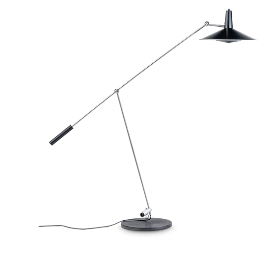 Iconic: Rosmarie and Rico Baltensweiler designed the perfectly balanced TYPE 600 floor lamp for their own needs back in 1951