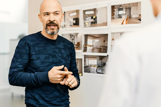 Arndt Johannes, founder and managing director of sooii: "We develop sophisticated architectural designs as if we were building them out of real stone and glass – down to the smallest detail and from the initial idea to the finished planning."