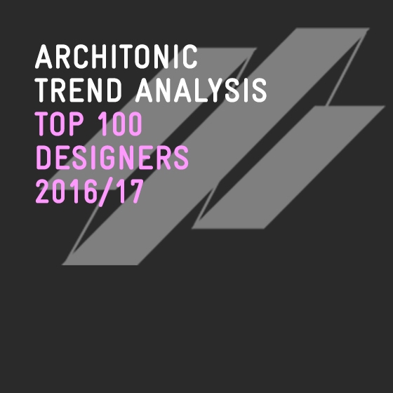 Leggi la storia ARCHITONIC TOP 100 DESIGNERS 2016/17