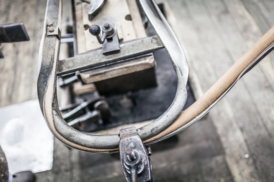 ‘It’s about a dialogue with the wood, a kind of respect,’ says marketing chief Jan Juza. ‘Sometimes the wood doesn’t want to speak back and occasionally it breaks. It’s a natural, living thing.’