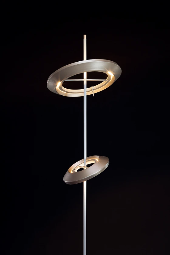 Elegance: the two independent, separately dimmable light sources can be used to conjure up a wide variety of moods.