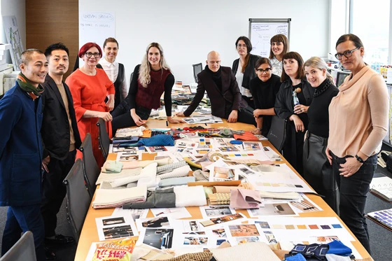 Designer from Europe, Asia and America come together at the Heimtextil Trendtable
