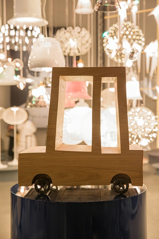 Turbo Side table for moooi launched in Milan, 2017 - Image courtesy of moooi