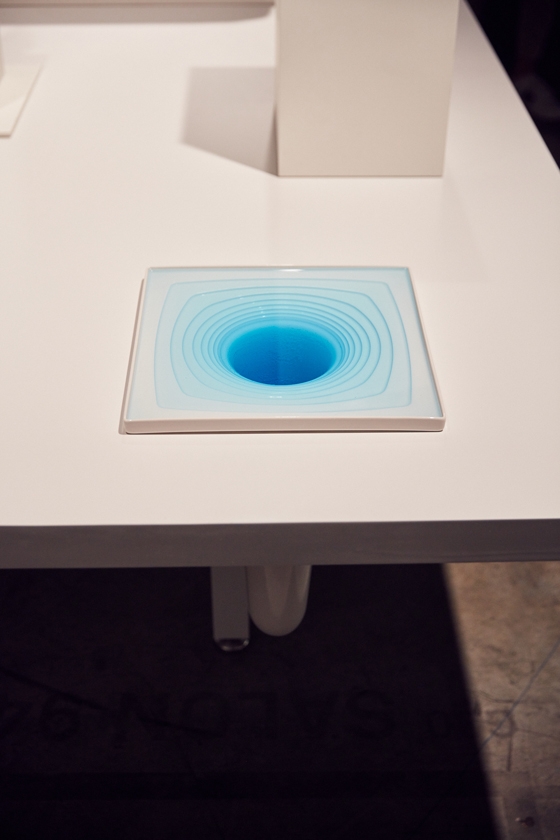 Konstantin Grcic, Patricia Urquiola, Alfredo Häberli and Toan Nguyen were among the names invited by Laufen to lend form to material as part of the company's "A curated Art Show. What?" exhibition, which has appeared in Frankfurt, Milan and Basel