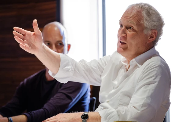 Initiator and curator of neue räume, Stefan Zwicky, invited designers to join him for Designers’ Talk and designed the eponymous installation