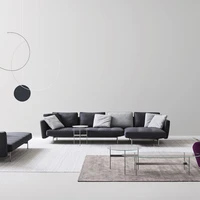 The SAKé series' modularity allows for multiple configurations to suit a variety of functions and settings, whether lobby furniture in a large corporate office or a living room sofa in a compact, urban apartment
