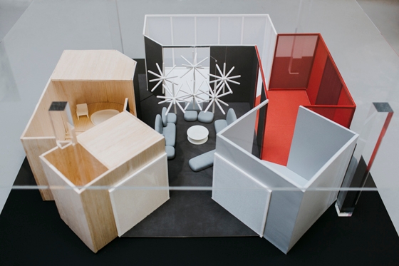 A central living area will invite visitors to congregate and share experiences, while the sequence of connected zones around the perimeter will provide a narrative experience based on different aspects of daily life