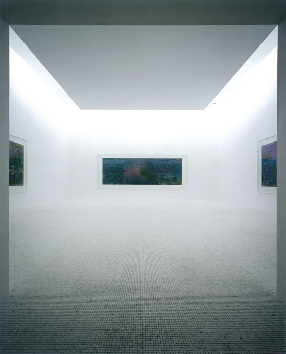 Chichu Art Museum and Claude Monet Space (bottom). Photos: © FUJITSUKA Mitsumasa (1), © Mitsuo Matsuoka (2), © Naoya Hatakeyama