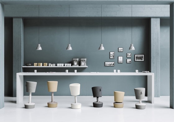 Top: ITO Design's Sam table for Profim. Middle and bottom: The Chic 20H chair by Christophe Pillet and the Mickey task stool by ITO Design, also for the Polish brand