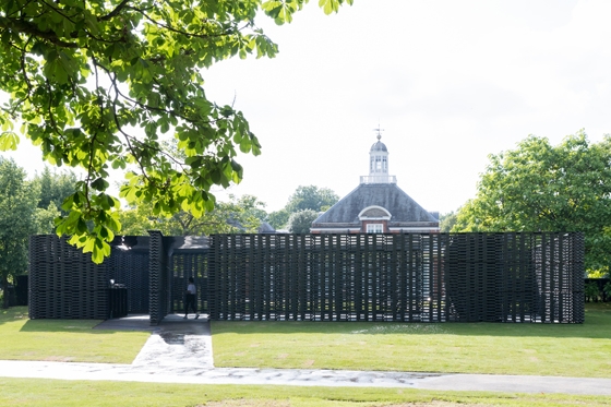 Designing the Serpentine Pavilion for London’s Kensington Gardens requires architects to play to their strengths. In Frida Escobedo's case this meant using a simple material to create a dramatic space. Photos: Iwan Baan