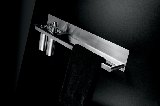 ShowerSteel (top); AccessoriesSteel (above)
