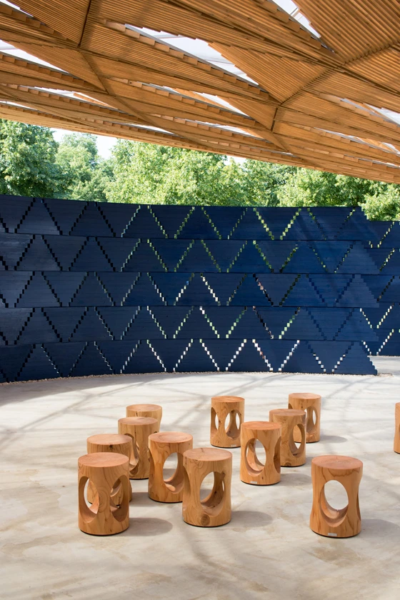 Serpentine Pavilion Photo: courtesy of Kéré Architecture