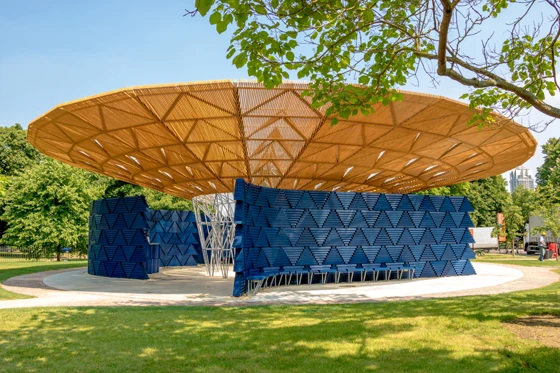Serpentine Pavilion Photos: courtesy of Kéré Architecture