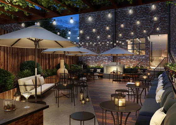 Ministry of Sound co-working space with restaurant, London © Ministry of Sound